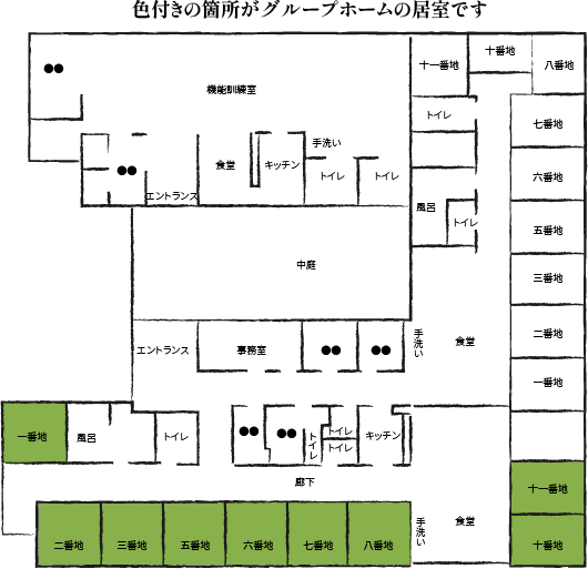 建物の案内図